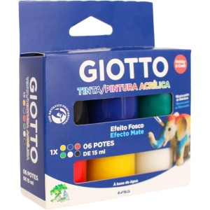 Tinta Acrilica Giotto 15ml 06 Cores-129584-26595