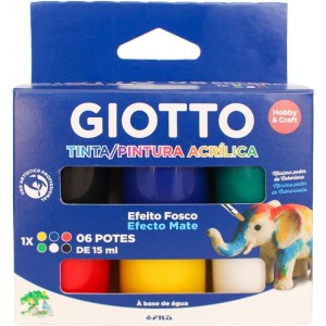 Tinta Acrilica Giotto 15ml 06 Cores