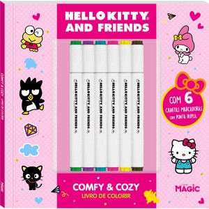 Hello Kitty - Fluffy And Cozy - Para Colorir
