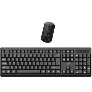 Kit Perifericos Teclado+mouse S/fio Slim Preto