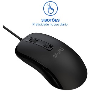 Mouse Optico Usb 1200dpi 4otoes Preto-129783-30269