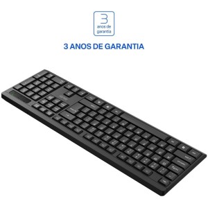 Teclado Usb S/fio Ts050 Multimidia Pt-129787-14140