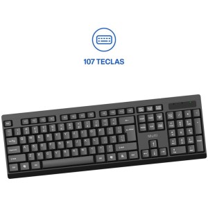 Teclado Usb S/fio Ts050 Multimidia Pt-129787-48707