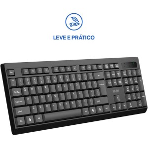 Teclado Usb S/fio Ts050 Multimidia Pt-129787-49003