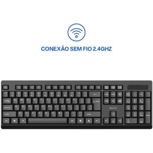 Teclado Usb S/fio Ts050 Multimidia Pt-129787-94961