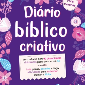 Livro-diário Bíblico Criativo - Para Meninas
