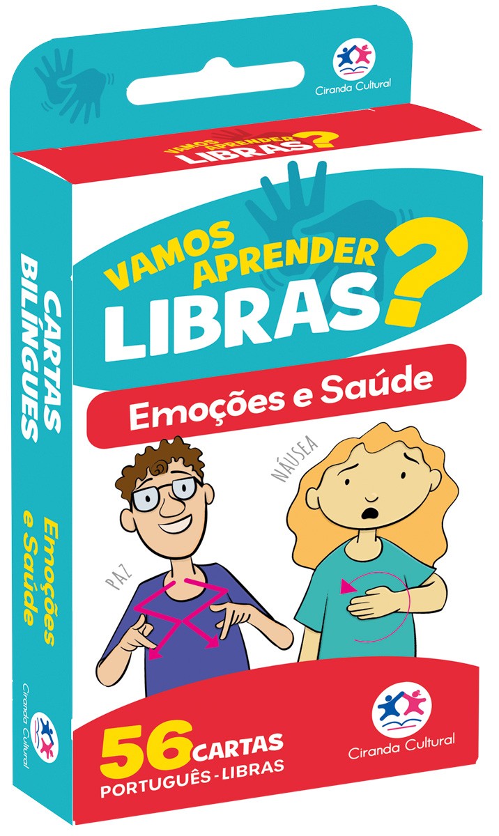 Flash Cards - Emoções E Saúde Em Libras
