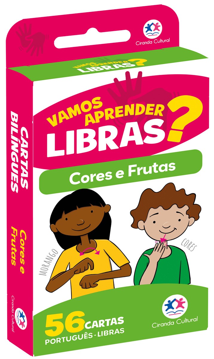 Flash Cards - Cores E Frutas Em Libras