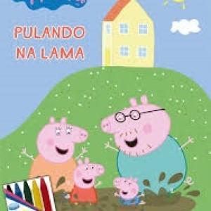 Kit Peppa Pig Com Giz De Cera-7898656013689