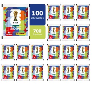 Copa Do Mundo 2026 - Dispenser Com 100 Envelopes