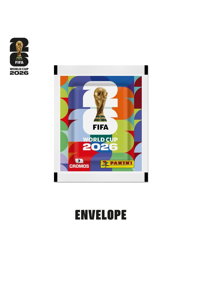 Copa Do Mundo 2026 - Envelopes Com 7 Figurinhas