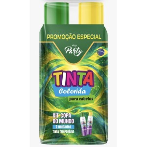 Copa Do Mundo Pinta Cabelo Am/vd 150ml