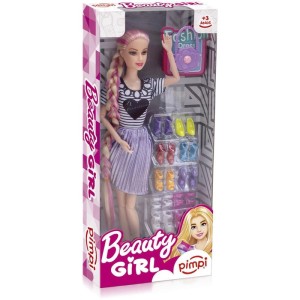 Boneca Beauty Girl C/articulacoes-130012-42313