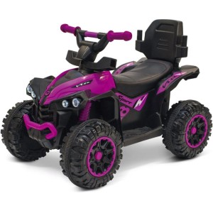 Veiculo Para Bebe Quadriciclo Eletrico Flash Wheels Rosa