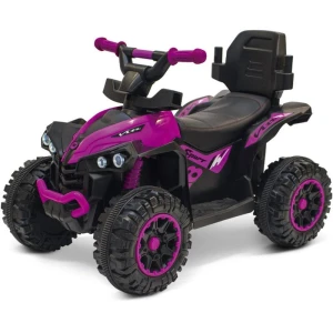 Veiculo Para Bebe Quadriciclo Eletrico Flash Wheels Rosa