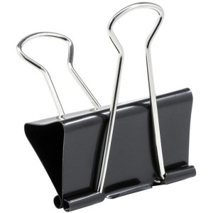 Prendedor De Papel Binder 50mm Preto-129795-60750