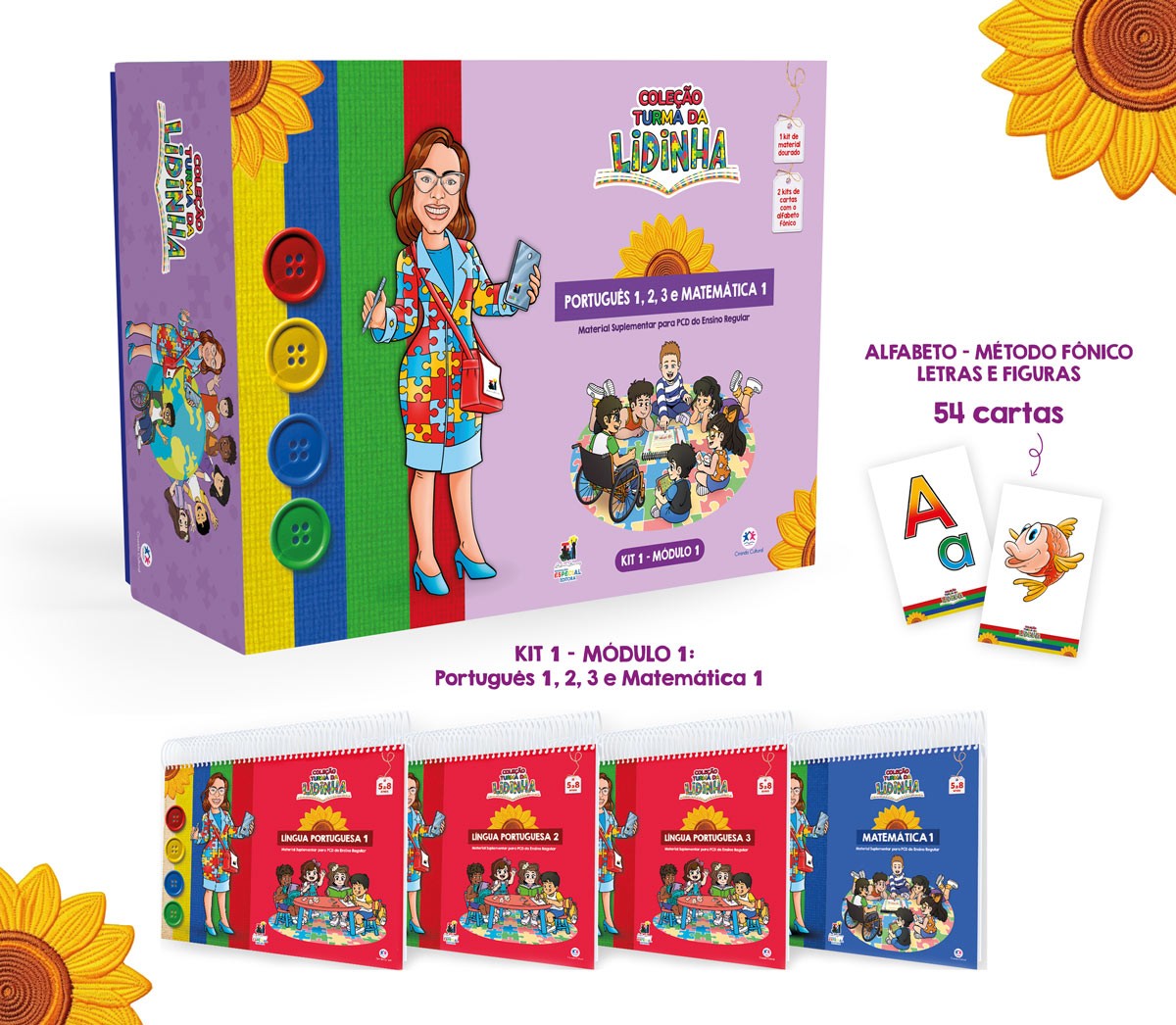 Turma Da Lidinha - Kit 1 - Módulo 1
