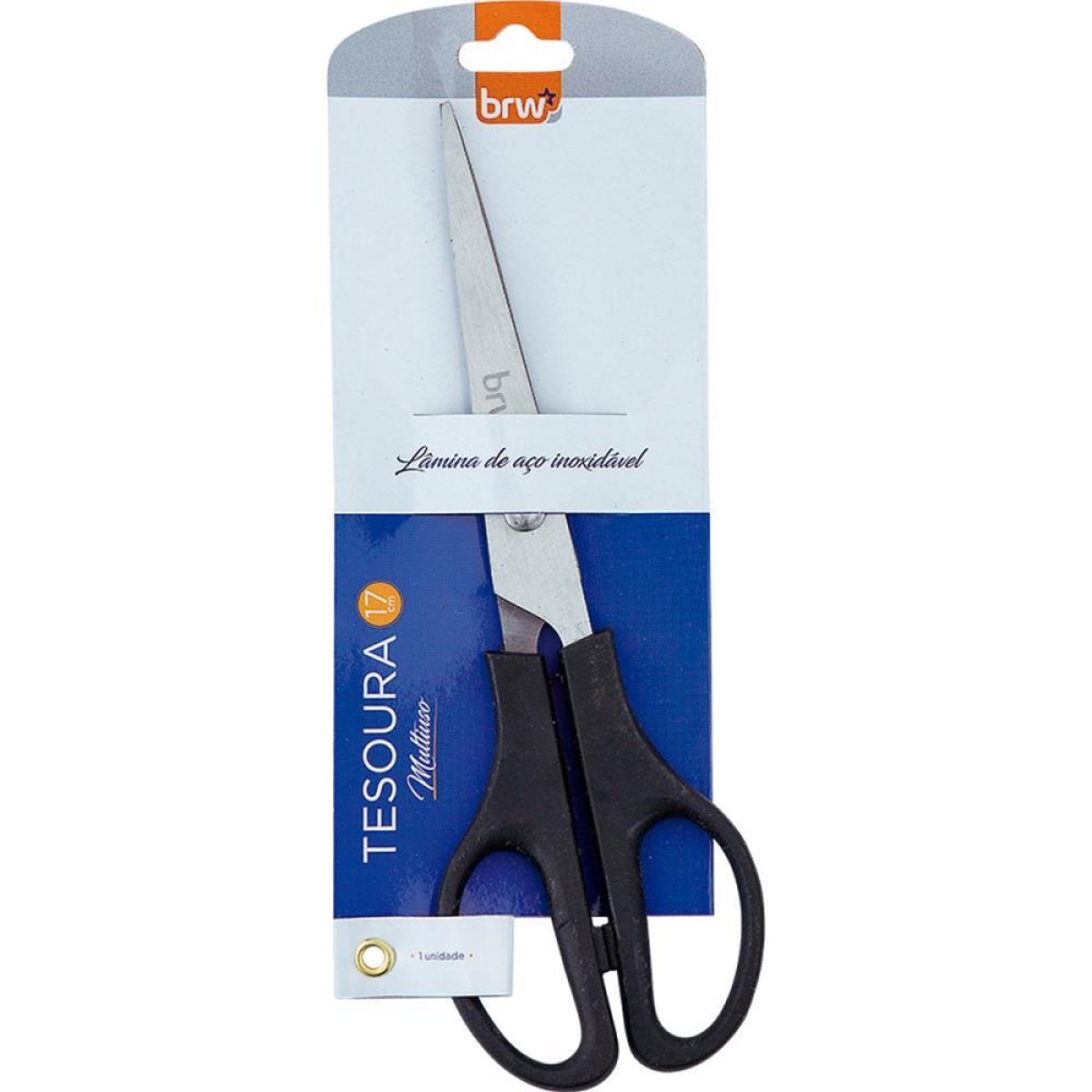 Tesoura Multiuso Cabo Preto 17cm