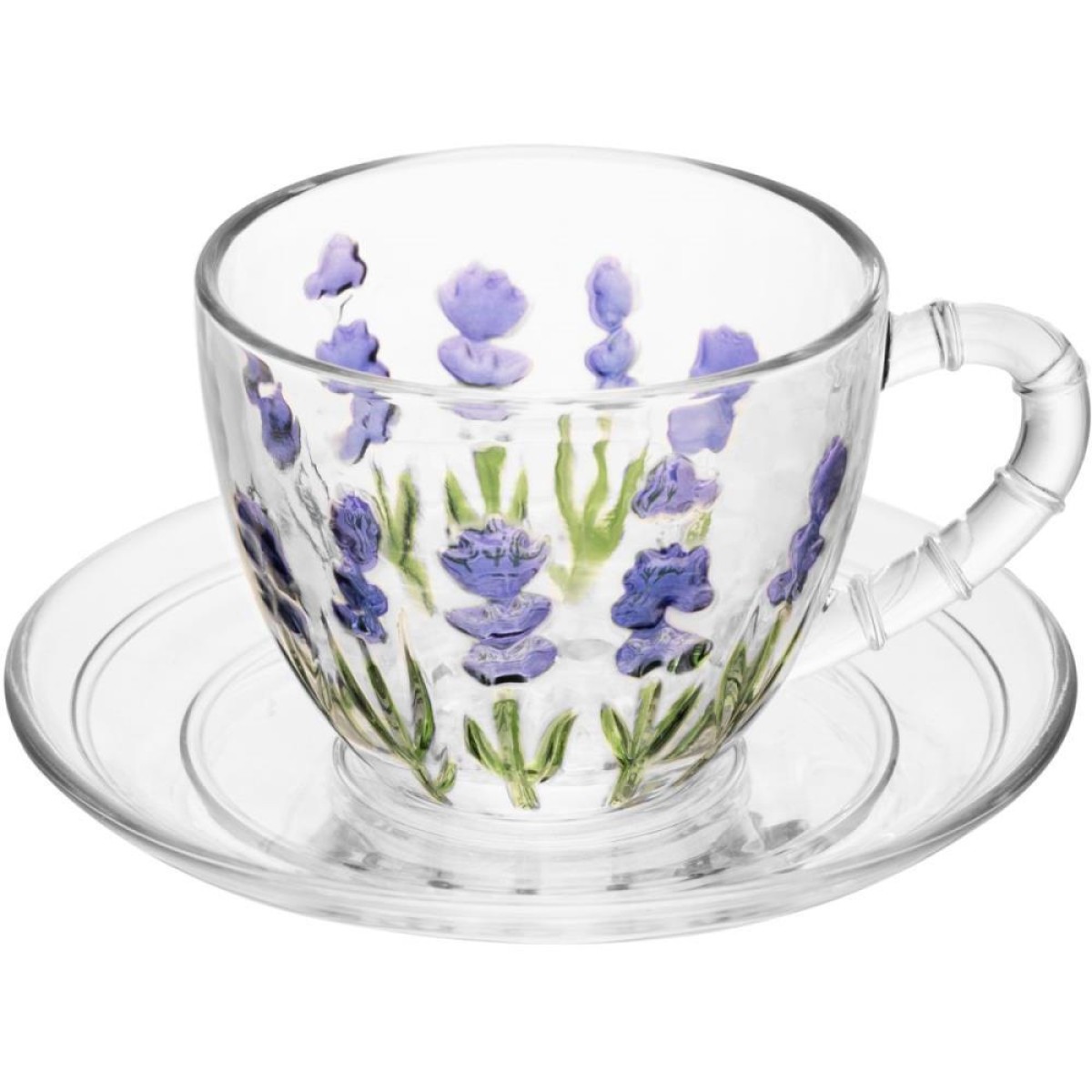 Xicara Cafe Lavanda 80ml 2pcs