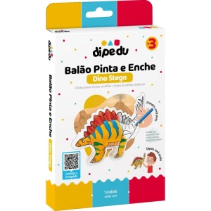 Brinquedo Para Colorir Dipedu Balao Pinta E Enche Dino Stego