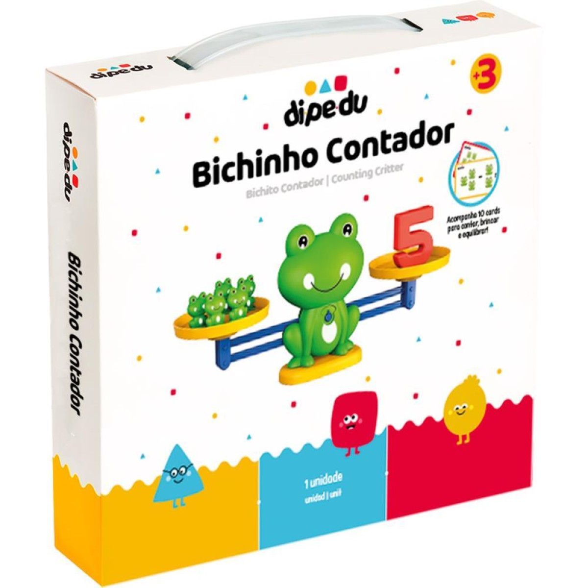 Brinquedo Pedagogico Dipedu Bichinho Contador