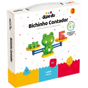 Brinquedo Pedagogico Dipedu Bichinho Contador