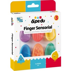 Brinquedo Pedagogico Dipedu Finger Sensorial C/06 P