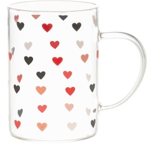 Caneca De Vidro Love 200ml