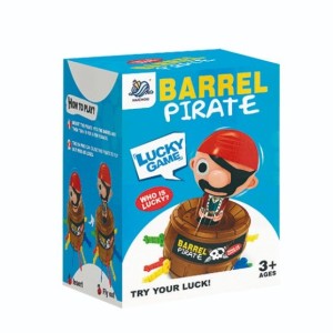 Brinquedo Barril Do Pirata 17 Cm - Caixa Litografada