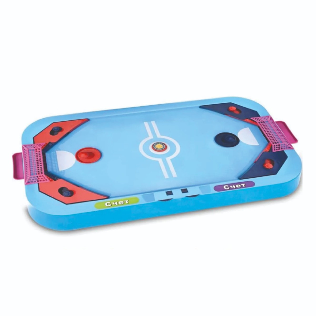 Brinquedo Mesa Super Hockey 2 Em 1 38 Cm - Caixa Litografada