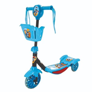 Brinquedo Patinete Com Cestinha E Luz 59 Cm - Caixa Litografada