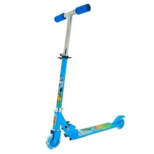Brinquedo Patinete Dobrável Classic 2 Rodas Azul 60 Cm - Caixa Litografada