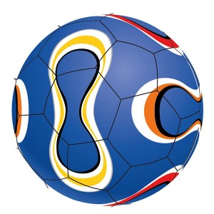 Brinquedo Bola De Futebol Resistente E Leve 14 Cm - Sem Embalagem
