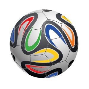 Brinquedo Bola De Futebol Tamanho 2 Mod. 3 14 Cm - Caixa Litografada