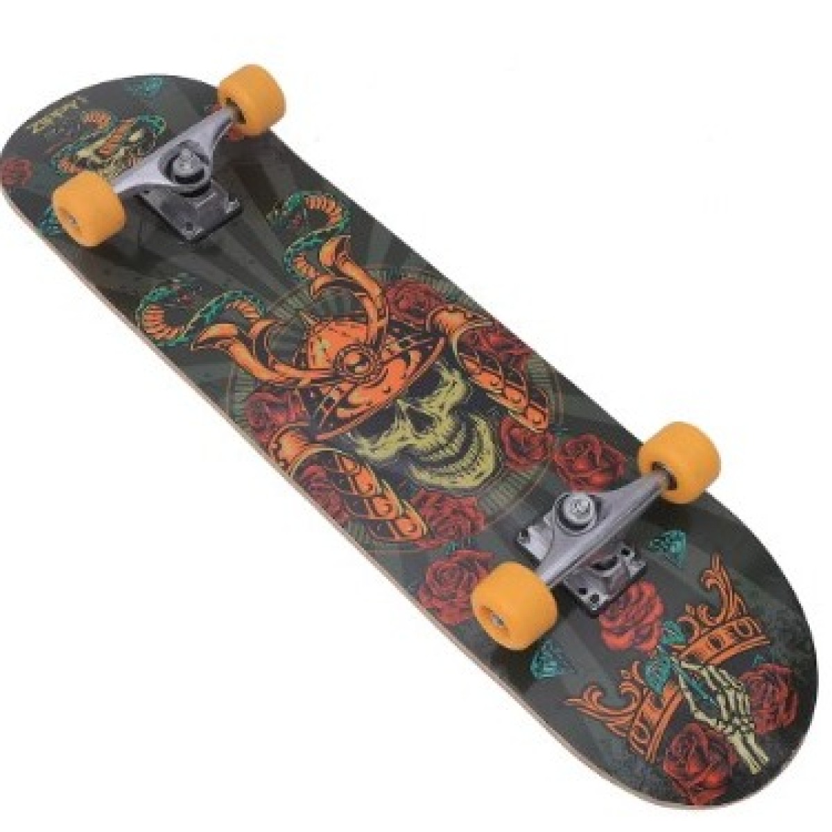 Brinquedo Caveira Skate Semi Profissional 79 Cm - Caixa Litografada