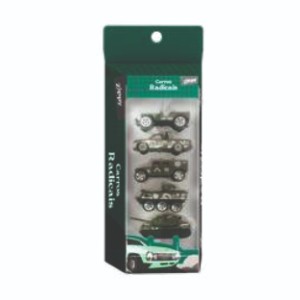 Brinquedo Kit Die-cast Com 5 Peças Temáticos Realistas 22 Cm - Caixa Litografada