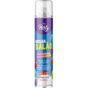 Artigo Para Festa Spray Brilha Balao C/glit300ml
