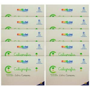 Livro Caligrafia Escolinha Sistema Uv Cursiva 3