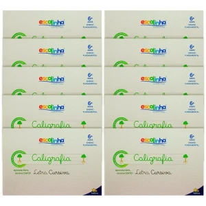 Livro Caligrafia Escolinha Sistema Uv Cursiva 3