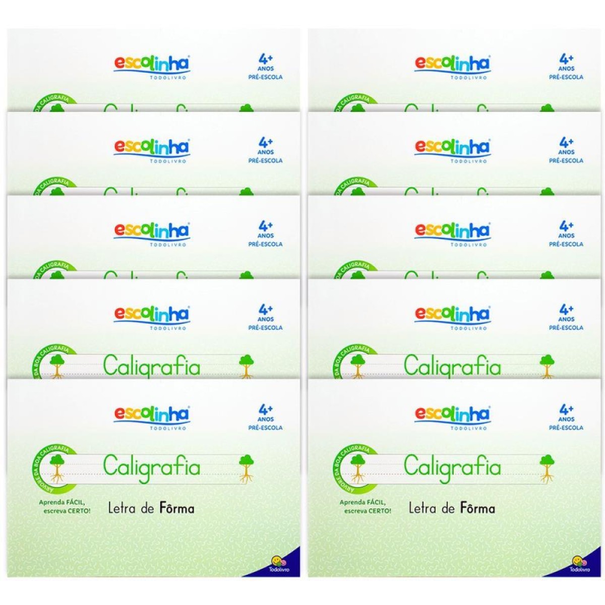 Livro Caligrafia Escolinha Sistema Uv Forma 32p