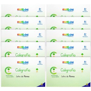 Livro Caligrafia Escolinha Sistema Uv Forma 32p