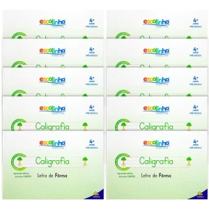 Livro Caligrafia Escolinha Sistema Uv Forma 32p