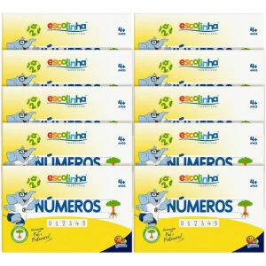 Livro Caligrafia Escolinha Sistema Uv Numeros 32p