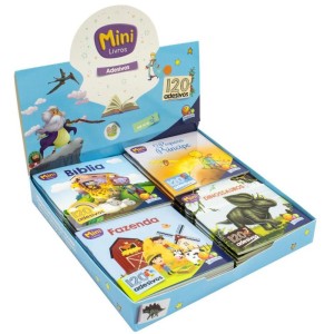 Livro Com Adesivos Minilivros 4titulos