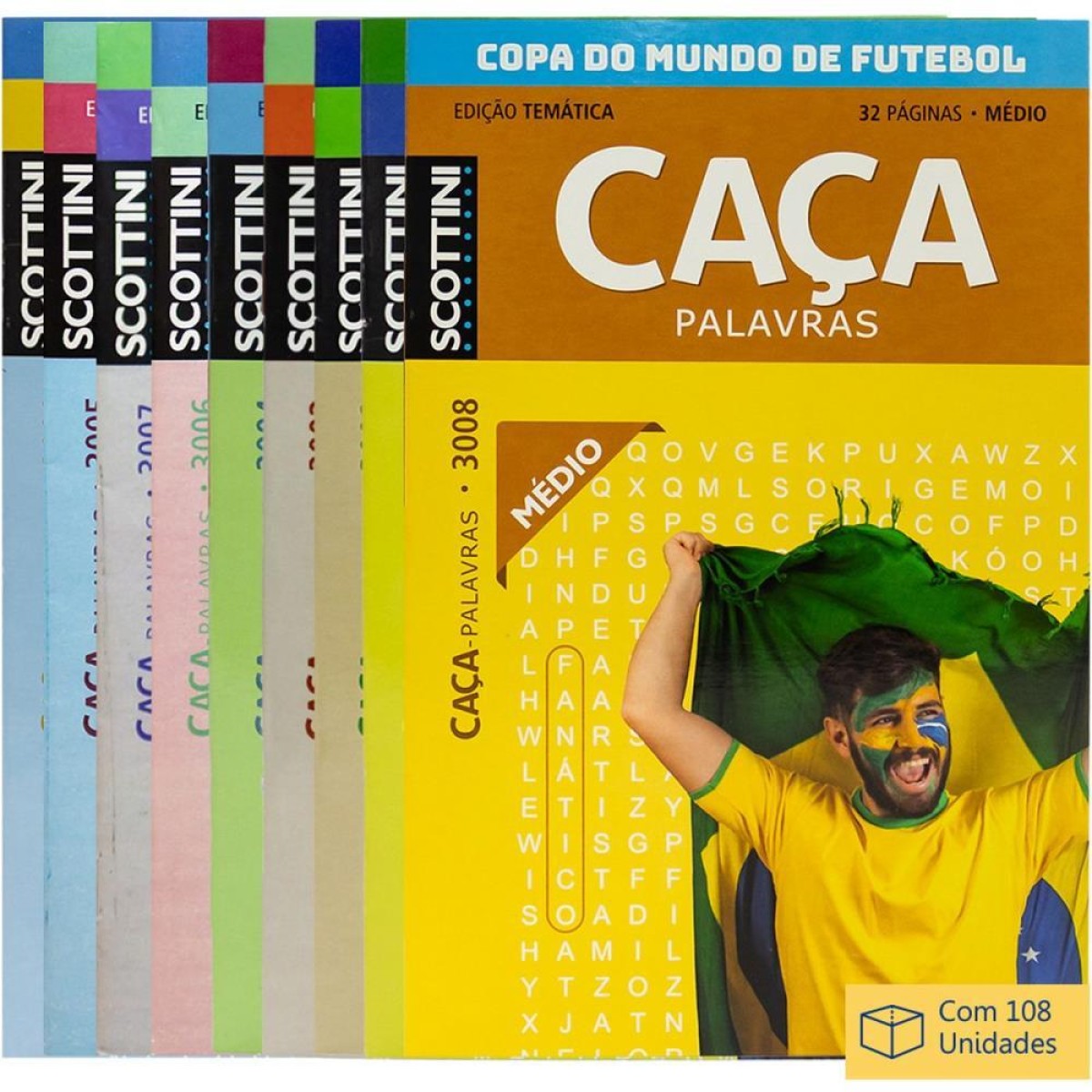 Livro De Atividades Caca-palavra Copa Do Mundo