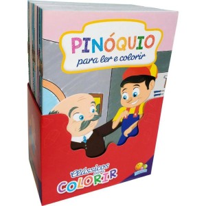 Livro Infantil Colorir Classicos P/colorir 8titulos