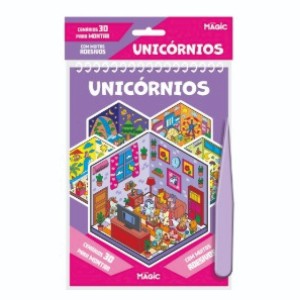 Unicórnios Adesivos De Cenário 3d