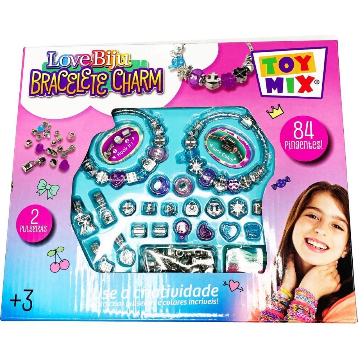 Bijuteria E Micanga Love Biju Bracelet Charm (s)