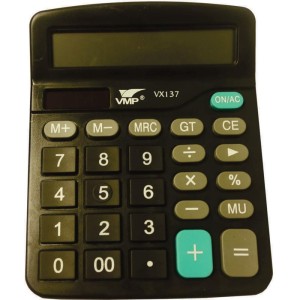 Calculadora De Mesa 12dig. 13,6x15cm Preta