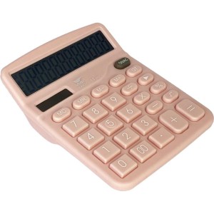Calculadora De Mesa 12dig. Candy Color 14,5x11,8cm Rosa